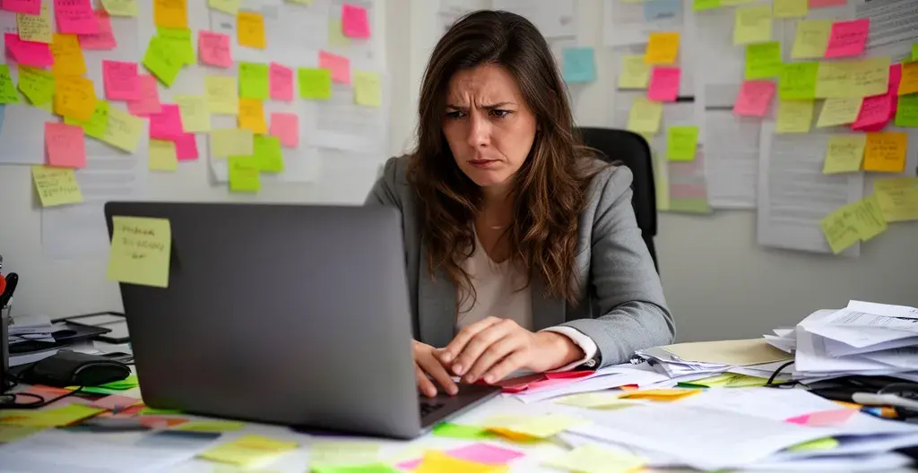 Employée submergée par le recouvrement manuel des créances clients